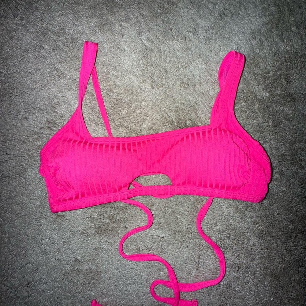 Xhilaration Hot Pink Strappy Bra